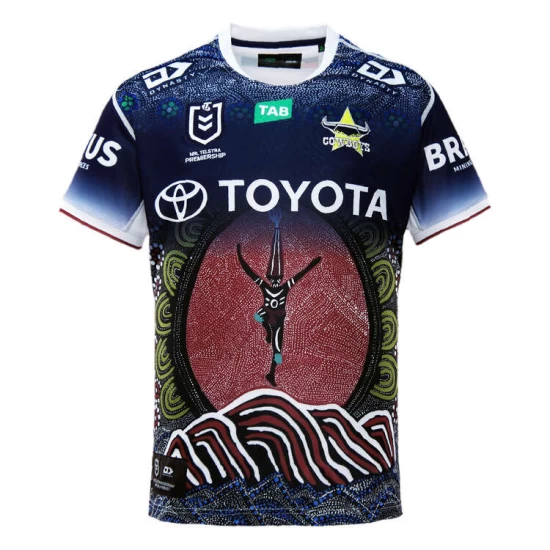 2023 North Queensland Cowboys Mens Indigenous Jersey 2023 North Queensland Cowboys Mens Indigenous Jersey