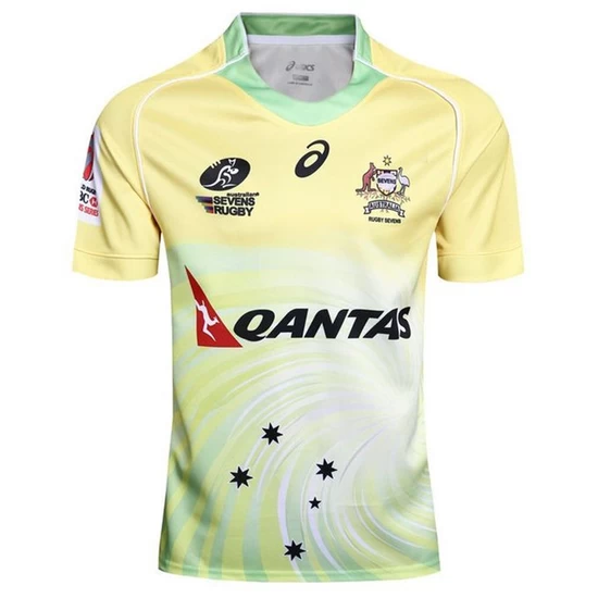 AUSTRALIAN SEVENS 2017 MEN'S REPLICA HOME JERSEY AUSTRALIAN SEVENS 2017 MEN'S REPLICA HOME JERSEY