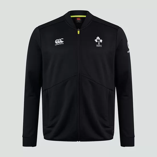 2020 Canterbury Ireland IRFU Mens Track Jacket Black