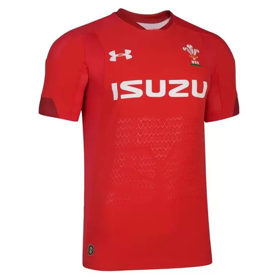 Under Armour Wales Home Rugby Jersey 2019