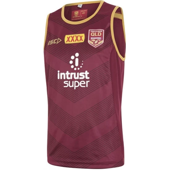 QLD Maroons 2018 Men's Training Singlet QLD Maroons 2018 Men's Training Singlet