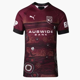 2021 QLD Maroons Mens Indigenous Jersey