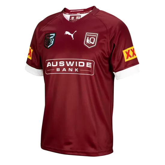 2021 QLD Maroons State of Origin Mens Home Jersey 2021 QLD Maroons State of Origin Mens Home Jersey