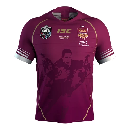 2018 Queensland Maroons MENS BILLY SLATER JERSEY 2018 Queensland Maroons MENS BILLY SLATER JERSEY