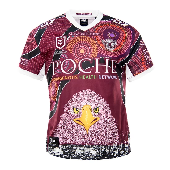 2021 Manly Warringah Sea Eagles Mens Indigenous Jersey 2021 Manly Warringah Sea Eagles Mens Indigenous Jersey