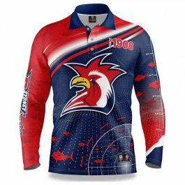 2022 Sydney Roosters Mens Fishfinder Fishing Shirt