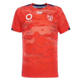 2024 New Zealand Warriors Men's Orange Training Tee