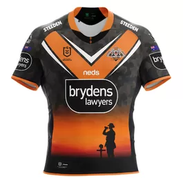 2021 Wests Tigers Mens ANZAC Jersey